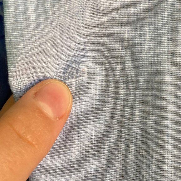 Crown and Ivy women’s size medium never worn pale blue button up shirt - Picture 7 of 7